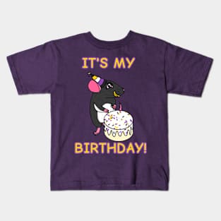 Birthday Rat (Version 3) Kids T-Shirt